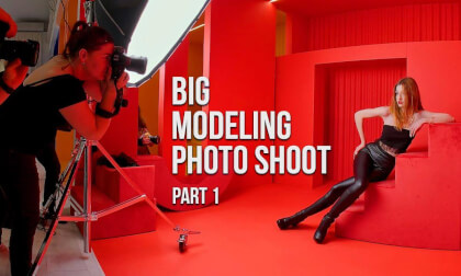 Big Modeling Photoshoot at Geometry Place. Part 1 Big Modeling Photoshoot at Geometry Place. Part 1