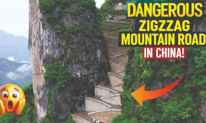 China's Dangerous Zigzag Mountain Road in Chongqing #mustwatch China's Dangerous Zigzag Mountain Road in Chongqing #mustwatch