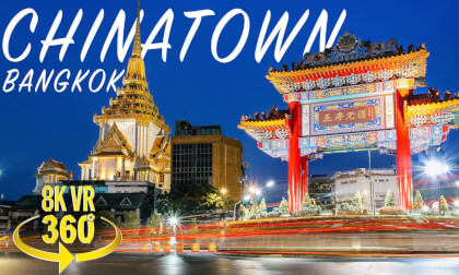 Bangkok Chinatown Gate - 8K 360 VR Video