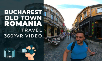 360 VR Walk in Bucharest Old Town  Romania 360 VR Walk in Bucharest Old Town  Romania