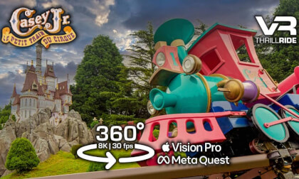 Casey Jr. 360° 8K on-ride: A Magical VR Rollercoaster Journey Last Row POV Disneyland Paris Qoocam 3 Ultra Casey Jr. 360° 8K on-ride: A Magical VR Rollercoaster Journey Last Row POV Disneyland Paris Qoocam 3 Ultra