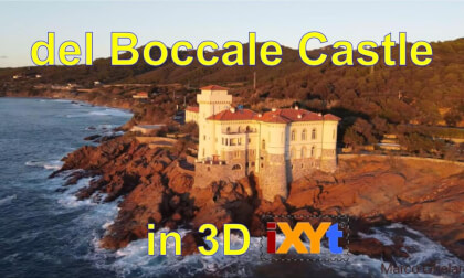 Castello del Boccale, Livorno, Toscana, Italy in 3D SBS LR video for VR