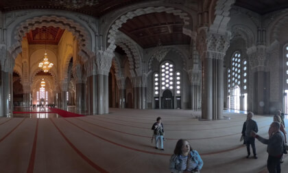 Tour of  Hassan II Mosque in Casablanca, Morocco in 360° VR Video Tour of  Hassan II Mosque in Casablanca, Morocco in 360° VR