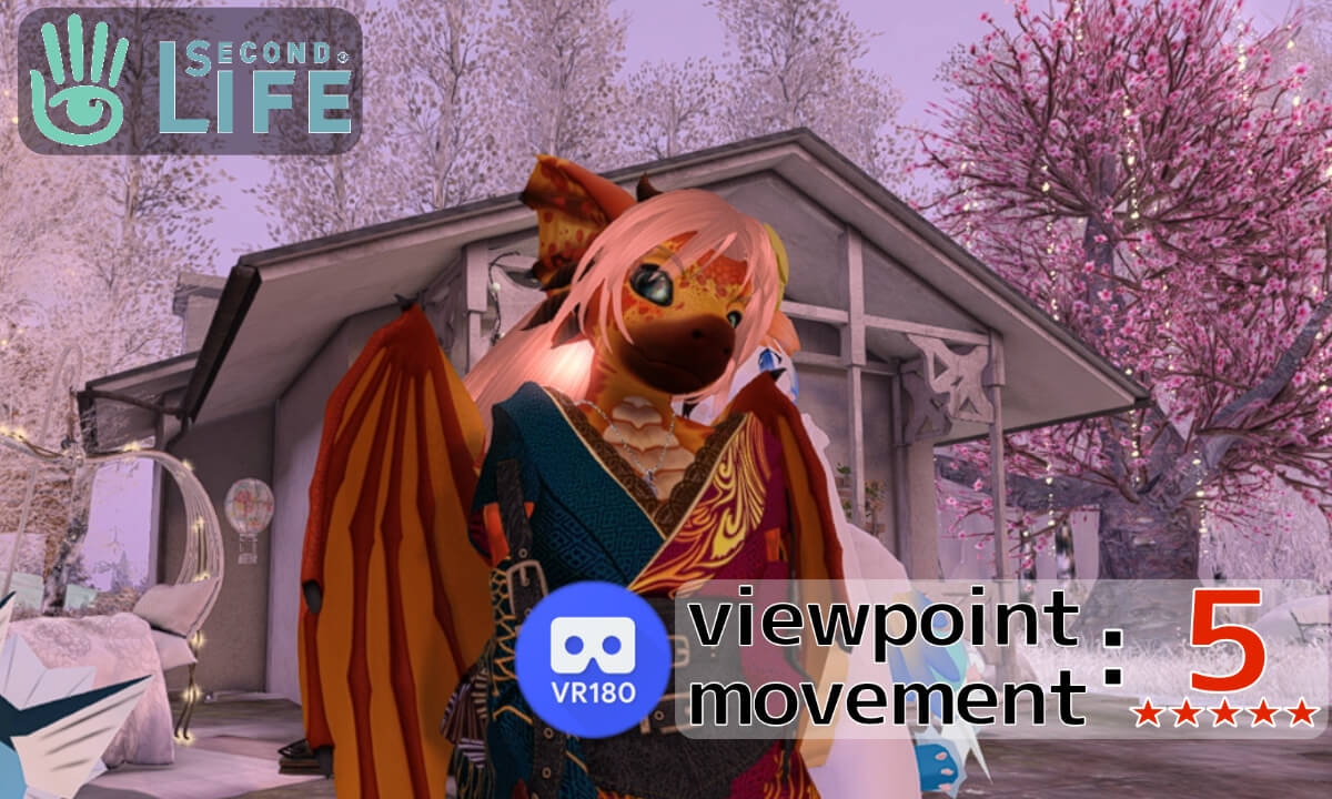 VR Recording Test(second year) ( Secondlife - VR180 Ver.)