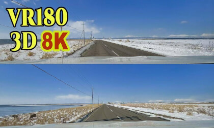 8K 60P 3D VR180 : Dashcam footage : Notsuke Peninsula in Hokkaido,JAPAN VR Video 8K 60P 3D VR180 : Dashcam footage : Notsuke Peninsula in Hokkaido,JAPAN VR