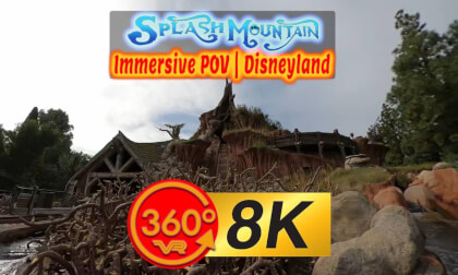 Splash Mountain Day Front Row 8K 360 VR spatial audio Disneyland VR Video Splash Mountain Day Front Row 8K 360 VR spatial audio Disneyland VR
