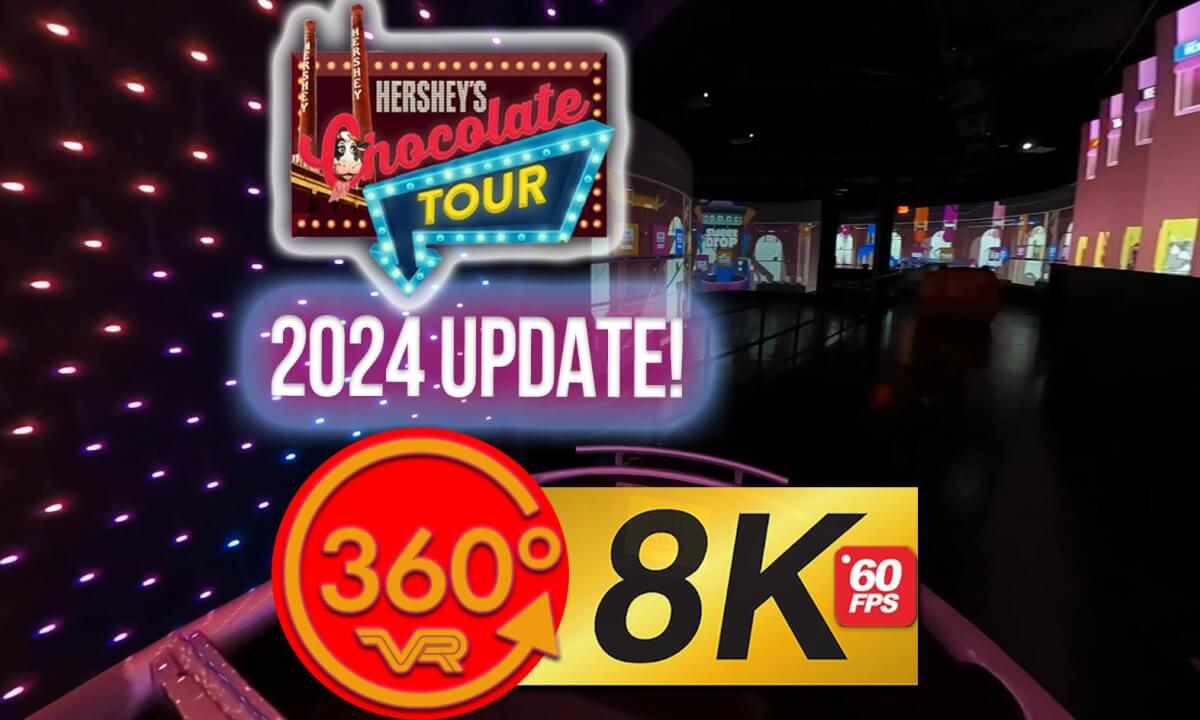 2024 Hershey's Chocolate Tour NEW 360 8K at Hershey's Chocolate World