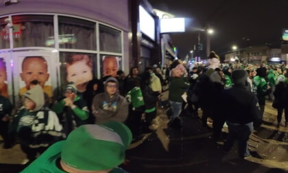 Philadelphia eagles super bowl victory Frankford and cottman
