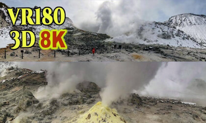 Mt.Atosanupuri (Mt.Iou) ,active volcanoes in Hokkaido, JAPAN VR Video Mt.Atosanupuri (Mt.Iou) ,active volcanoes in Hokkaido, JAPAN VR