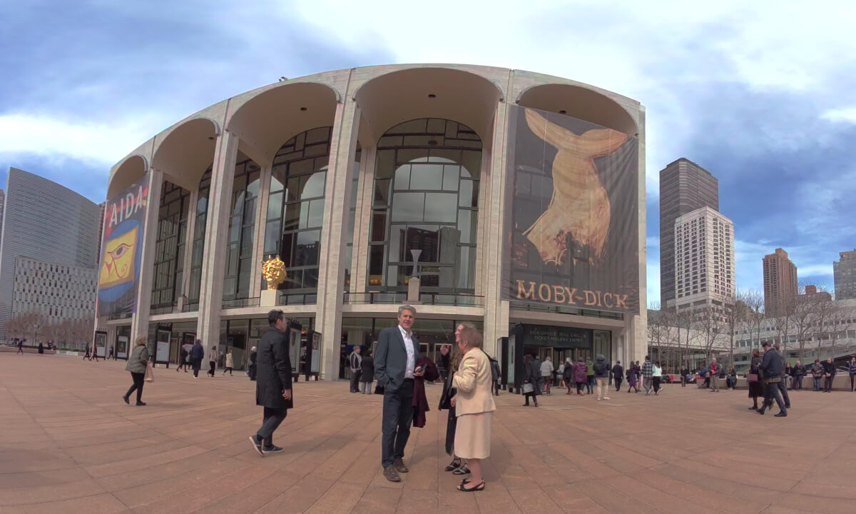 A Visit to Lincoln Center, NYC and Opera House in 3D VR180 Using the Modded Qoocam 3 Ultra