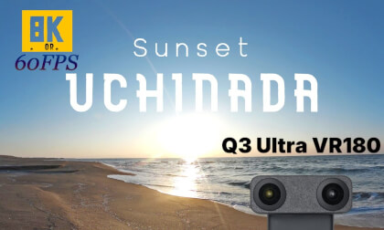 Uchinada sunset with Qoocam 3 ultra mod Uchinada sunset with Qoocam 3 ultra mod