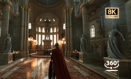 Knight temple VR Video Knight temple VR