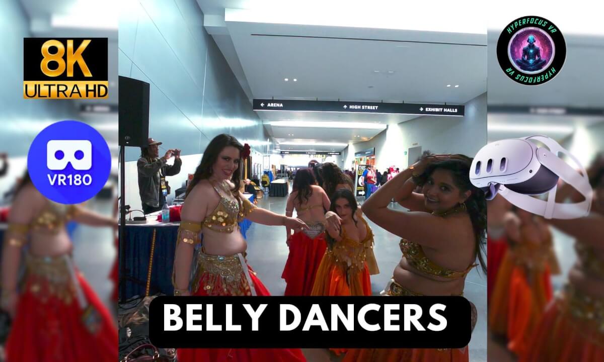 8K VR180: Belly Dancers at Lexington Comic Con