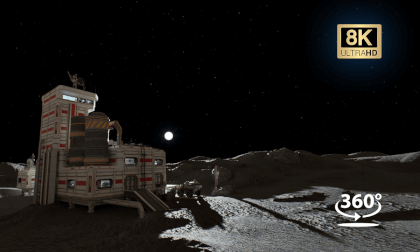 Lunar space station VR Video Lunar space station VR
