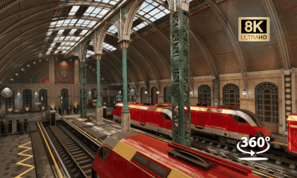 Old railway station VR Video Old railway station VR