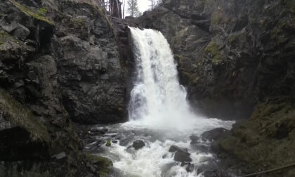 Beaver Creek Waterfall Drone Video VR Video Beaver Creek Waterfall Drone Video VR