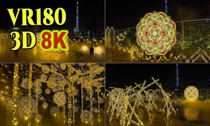 ' PRINCESS KAGUYA ' ,Light-up event being held in Asakusa,Tokyo,JAPAN VR Video ' PRINCESS KAGUYA ' ,Light-up event being held in Asakusa,Tokyo,JAPAN VR