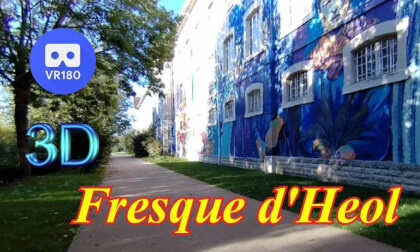 VR180 7K - LE MANS la fresque de Heol - Ancienne usine des tabacs