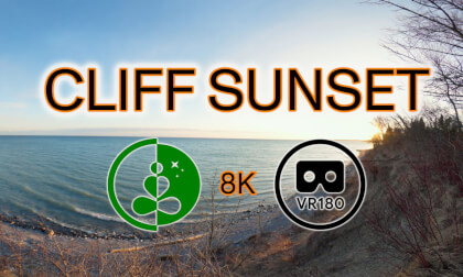 CLIFF SUNSET |  VR180  |  8K  |  Nature Experience VR Video CLIFF SUNSET |  VR180  |  8K  |  Nature Experience VR