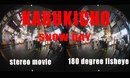 kabukicho snow day 180VR VR Video kabukicho snow day 180VR VR