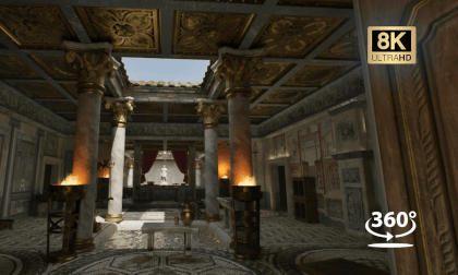 Roman courtyard VR Video Roman courtyard VR