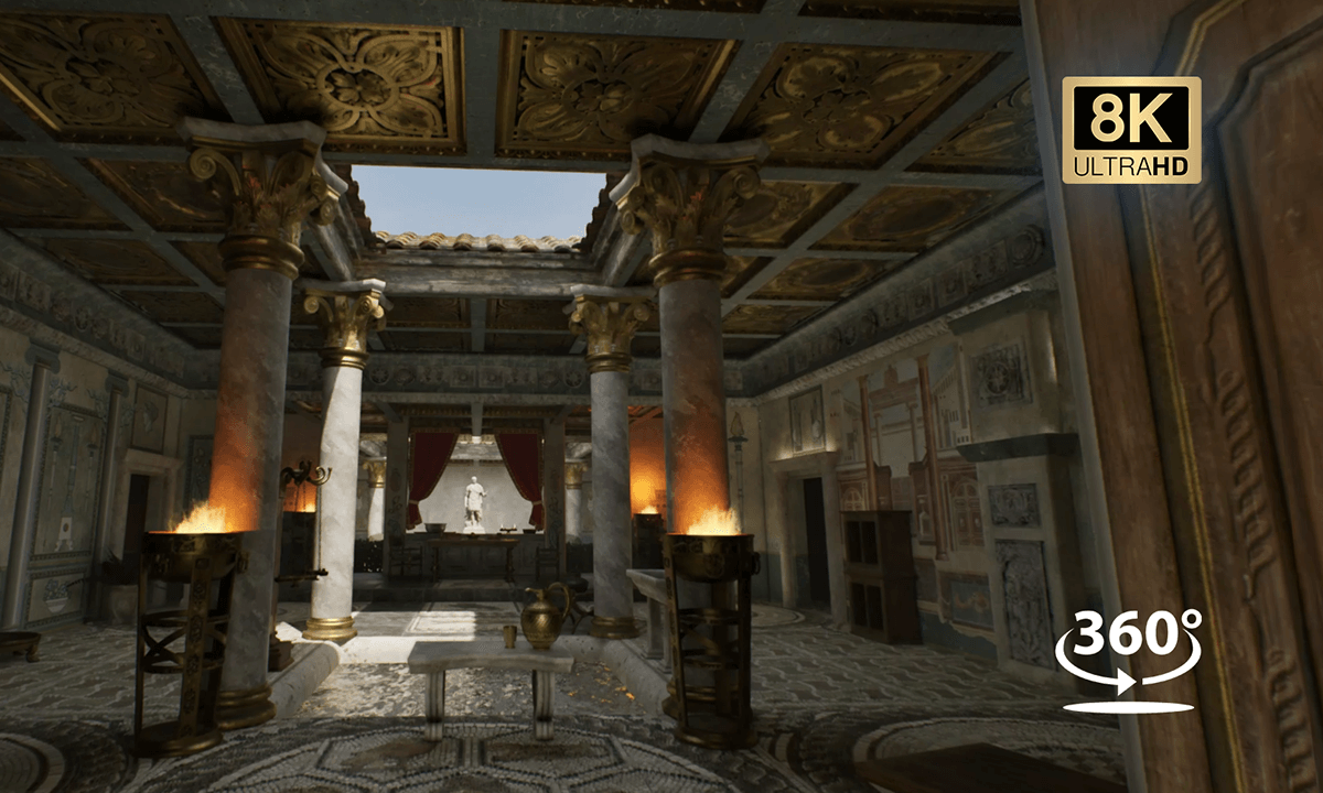 Roman courtyard