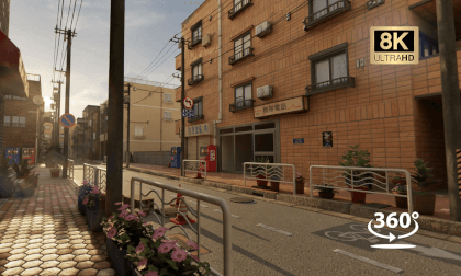 Japanese street VR Video Japanese street VR