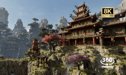 Chinese temple VR Video Chinese temple VR