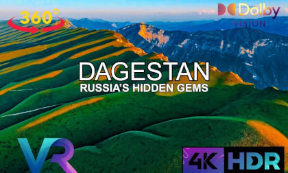 Flying Over Mountains of Dagestan |  360° VR | Relaxing Journey in 4K Dolby Vision VR Video Flying Over Mountains of Dagestan |  360° VR | Relaxing Journey in 4K Dolby Vision VR