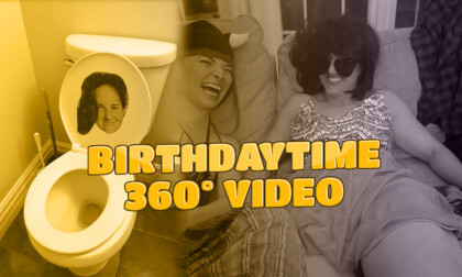 360° Mind-Bending Mansion: Angela's Face Birthday Bash Spectacular! VR Video 360° Mind-Bending Mansion: Angela's Face Birthday Bash Spectacular! VR