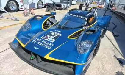 Hyper Cars leaving the track at Sebring International raceway Hyper Cars leaving the track at Sebring International raceway