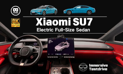 [8K VR180 POV Drive] Xiaomi SU7 Electric Sedan 小米SU7沉浸式试驾