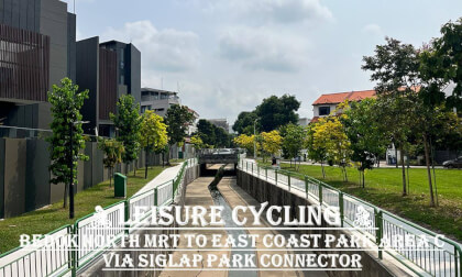 East Coast Park Area C to Bedok Reservoir MRT via Jalan Senang Linear Park | 🚴🏻♀️Leisure Cycling 🚴🏻♀️ | VR Video East Coast Park Area C to Bedok Reservoir MRT via Jalan Senang Linear Park | 🚴🏻♀️Leisure Cycling 🚴🏻♀️ | VR