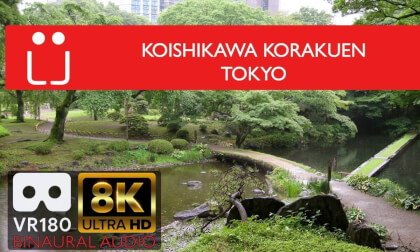 VR 180 (3D, 8K): Koishikawa Korakuen, Tokyo (Binaural) VR Video VR 180 (3D, 8K): Koishikawa Korakuen, Tokyo (Binaural) VR