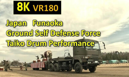 Japan Funaoka Ground Self Defense Force Taiko  Drum Performance Japan Funaoka Ground Self Defense Force Taiko  Drum Performance