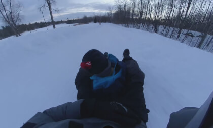 Having fun in the snow Having fun in the snow