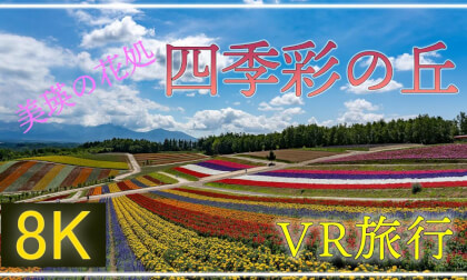 美瑛の花処・四季彩の丘 【 Japan Trip 】 VR Video 美瑛の花処・四季彩の丘 【 Japan Trip 】 VR
