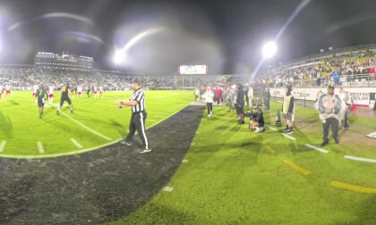 RJ Harvey tackled near me! 360° video