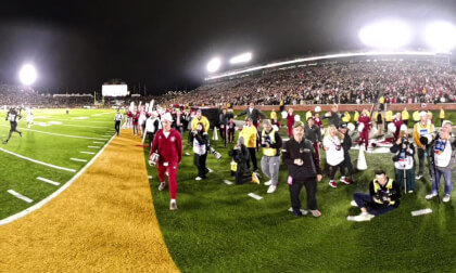 Oklahoma Sooners with the throwback to QB for the TD vs Mizzouri Tigers VR Video Oklahoma Sooners with the throwback to QB for the TD vs Mizzouri Tigers VR