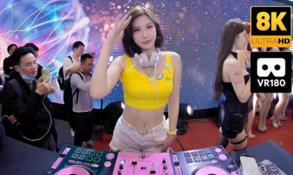 Chinese DJ LUCY, Shenzhen Cool Car Show 2025 VR Video Chinese DJ LUCY, Shenzhen Cool Car Show 2025 VR