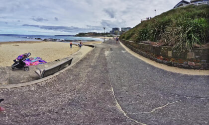 [3D 180VR 8K] Ep4 MV-HEVCv2 - Newcastle Bikepaths