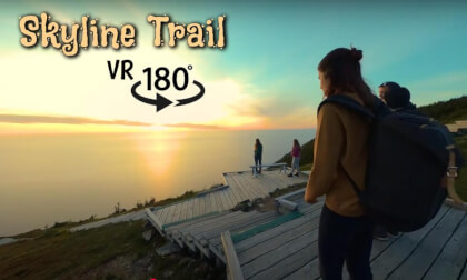 Sunset on Skyline Trail VR 180 VR Video Sunset on Skyline Trail VR 180 VR