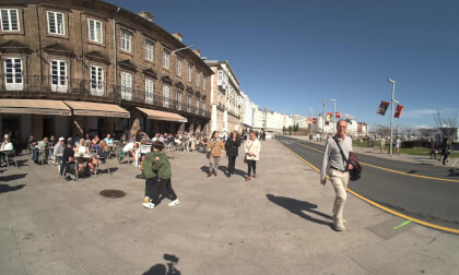 Ambiente de crucero en A Coruña. A Coruña (VR180 3D) VR Video Ambiente de crucero en A Coruña. A Coruña (VR180 3D) VR