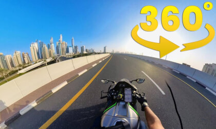 Most Realistic 1000cc Motorcycle Ride In 360 VR Most Realistic 1000cc Motorcycle Ride In 360 VR