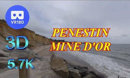 VR180 3D - PAYSAGES DE BRETAGNE - PENESTIN Plage de la mîne d'or VR Video VR180 3D - PAYSAGES DE BRETAGNE - PENESTIN Plage de la mîne d'or VR
