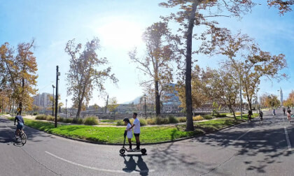 8K-360  CicloVía Costanera Andrés Bello Santiago Chile VR Video 8K-360  CicloVía Costanera Andrés Bello Santiago Chile VR