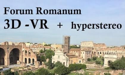 Forum Romanum hyperstereo VR Video Forum Romanum hyperstereo VR