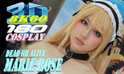 DOA Marie Rose Cosplay, 3D VR180, AX2024, デッド オア アライブ マリー・ローズ, usagi.aya1, コスプレ DOA Marie Rose Cosplay, 3D VR180, AX2024, デッド オア アライブ マリー・ローズ, usagi.aya1, コスプレ