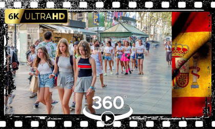 🇪🇸 360° VR:LAS RAMBLAS de Bracelona Like Never Before  🇪🇸 #VR #4K #video360 VR Video 🇪🇸 360° VR:LAS RAMBLAS de Bracelona Like Never Before  🇪🇸 #VR #4K #video360 VR