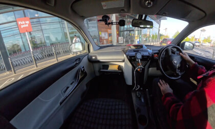 360 VR] Sunny Evening Relaxing Ride to My Local Supermarket (Milton Keynes UK)